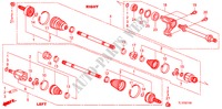 VOOR AANDRIJFAS/HALVE AS(2.0L) voor Honda ACCORD 2.0 ELEGANCE 4 deuren 6-versnellings handgeschakelde versnellingsbak 2011