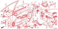 VOOR PORTIER VOERING(LH) voor Honda ACCORD 2.2 ELEGANCE 4 deuren 5-traps automatische versnellingsbak 2010