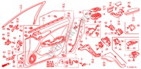 VOOR PORTIER VOERING(RH) voor Honda ACCORD 2.0 ES 4 deuren 5-traps automatische versnellingsbak 2010