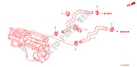 WATERSLANG(2.4L)(RH) voor Honda ACCORD 2.4 EX 4 deuren 6-versnellings handgeschakelde versnellingsbak 2011