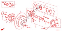 ACHTER REM(2) voor Honda ACCORD 2.4 TYPE S 4 deuren 5-traps automatische versnellingsbak 2012