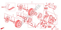 AIRCONDITIONER(COMPRESSOR)(2.4L) voor Honda ACCORD 2.4 S 4 deuren 5-traps automatische versnellingsbak 2012