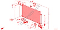 AIRCONDITIONER(CONDENSATOR)(DIESEL) voor Honda ACCORD 2.2 EXECUTIVE 4 deuren 5-traps automatische versnellingsbak 2012