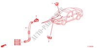 AIRCONDITIONER(SENSOR) voor Honda ACCORD 2.2 ELEGANCE 4 deuren 6-versnellings handgeschakelde versnellingsbak 2012