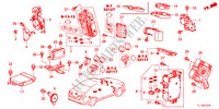 BEDIENINGSEENNEID(CABINE)(1)(LH) voor Honda ACCORD 2.2 ELEGANCE 4 deuren 6-versnellings handgeschakelde versnellingsbak 2012