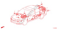 BEDRADINGSBUNDEL(2)(LH) voor Honda ACCORD 2.0 COMFOT 4 deuren 6-versnellings handgeschakelde versnellingsbak 2012