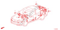 BEDRADINGSBUNDEL(2)(RH) voor Honda ACCORD 2.2 TYPE S-H 4 deuren 6-versnellings handgeschakelde versnellingsbak 2012