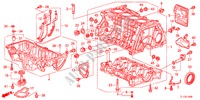 CILINDERBLOK/OLIEPAN(2.0L) voor Honda ACCORD 2.0 S 4 deuren 6-versnellings handgeschakelde versnellingsbak 2012