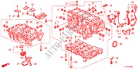 CILINDERBLOK/OLIEPAN(DIESEL) voor Honda ACCORD 2.2 EXECUTIVE 4 deuren 5-traps automatische versnellingsbak 2012