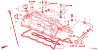 CILINDERKOP AFDEKKING(DIESEL) voor Honda ACCORD 2.2 EXECUTIVE-H 4 deuren 6-versnellings handgeschakelde versnellingsbak 2012