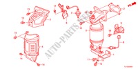 CONVERTER(2.4L) voor Honda ACCORD 2.4 EXECUTIVE 4 deuren 6-versnellings handgeschakelde versnellingsbak 2012