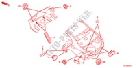DOORVOERTULLE(ACHTER) voor Honda ACCORD 2.0 COMFOT 4 deuren 6-versnellings handgeschakelde versnellingsbak 2012