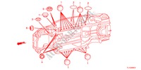 DOORVOERTULLE(ONDER) voor Honda ACCORD 2.4 EXECUTIVE 4 deuren 5-traps automatische versnellingsbak 2012