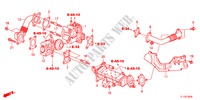 EGR KLEP(DIESEL) voor Honda ACCORD 2.2 ELEGANCE 4 deuren 5-traps automatische versnellingsbak 2012