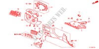 INSTRUMENTEN AFWERKING(BESTUURDERZIJKANT)(LH) voor Honda ACCORD 2.4 TYPE S 4 deuren 5-traps automatische versnellingsbak 2012