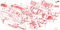 INSTRUMENTEN AFWERKING(PASSAGIERZIJKANT)(RH) voor Honda ACCORD 2.2 ES-GT 4 deuren 5-traps automatische versnellingsbak 2012