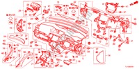 INSTRUMENTEN PANEEL(RH) voor Honda ACCORD 2.2 EX 4 deuren 5-traps automatische versnellingsbak 2012