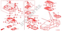 INTERIEUR VERLICHTING(1) voor Honda ACCORD 2.0 S 4 deuren 6-versnellings handgeschakelde versnellingsbak 2012