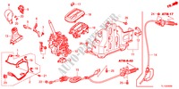 KEUZEHENDEL(LH) voor Honda ACCORD 2.2 COMFOT 4 deuren 5-traps automatische versnellingsbak 2012