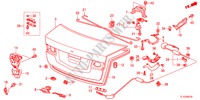 KOFFERBAK KLEP voor Honda ACCORD 2.2 EXECUTIVE 4 deuren 5-traps automatische versnellingsbak 2012
