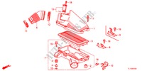 LUCHTFILTER(DIESEL) voor Honda ACCORD 2.2 EX 4 deuren 5-traps automatische versnellingsbak 2012