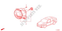 MISTLICHT voor Honda ACCORD 2.4 TYPE S 4 deuren 6-versnellings handgeschakelde versnellingsbak 2012