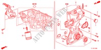 OLIEPOMP(2.0L) voor Honda ACCORD 2.0 ELEGANCE 4 deuren 5-traps automatische versnellingsbak 2012