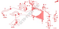 RADIATOR SLANG/RESERVETANK(2.4L) voor Honda ACCORD 2.4 EXECUTIVE 4 deuren 5-traps automatische versnellingsbak 2012
