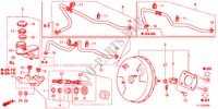 REM HOOFDCILINDER/HOOFDSPANNING(LH) voor Honda ACCORD 2.0 EXECUTIVE 4 deuren 5-traps automatische versnellingsbak 2012