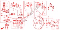 REM HOOFDCILINDER/HOOFDSPANNING(RH) voor Honda ACCORD 2.2 ES-GT 4 deuren 5-traps automatische versnellingsbak 2012