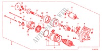 STARTMOTOR(DENSO)(2.0L) voor Honda ACCORD 2.0 EXECUTIVE 4 deuren 6-versnellings handgeschakelde versnellingsbak 2012