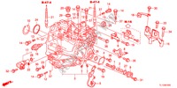 TRANSMISSIE HUIS(DIESEL) voor Honda ACCORD 2.2 EXECUTIVE 4 deuren 6-versnellings handgeschakelde versnellingsbak 2012
