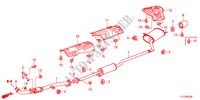 UITLAATPIJP(2.0L) voor Honda ACCORD 2.0 ELEGANCE 4 deuren 6-versnellings handgeschakelde versnellingsbak 2012