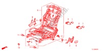 V. ZITTING COMPONENTEN(L.)(HANDMATIGE ZITTING) voor Honda ACCORD 2.4 S 4 deuren 5-traps automatische versnellingsbak 2012