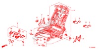 V. ZITTING COMPONENTEN(R.)(HANDMATIGE ZITTING) voor Honda ACCORD 2.0 COMFOT 4 deuren 6-versnellings handgeschakelde versnellingsbak 2012