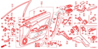 VOOR PORTIER VOERING(RH) voor Honda ACCORD 2.2 EX 4 deuren 6-versnellings handgeschakelde versnellingsbak 2012