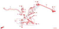 VOOR STABILISATOR/VOOR ONDER ARM voor Honda ACCORD 2.2 S 4 deuren 6-versnellings handgeschakelde versnellingsbak 2012