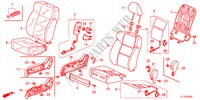 VOOR ZITTING(R.)(RH) voor Honda ACCORD 2.2 S 4 deuren 6-versnellings handgeschakelde versnellingsbak 2012