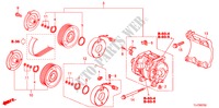 AIRCONDITIONER (COMPRESSOR) (DIESEL) voor Honda ACCORD TOURER 2.2 EX 5 deuren 5-traps automatische versnellingsbak 2009