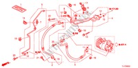 AIRCONDITIONER (SLANGEN/PIJPEN) (2.4L) (LH) voor Honda ACCORD TOURER 2.4 EXECUTIVE 5 deuren 5-traps automatische versnellingsbak 2009