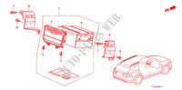 AUDIO UNIT(NAVIGATIE) voor Honda ACCORD TOURER 2.2 EX-GT 5 deuren 6-versnellings handgeschakelde versnellingsbak 2009