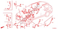 BEDRADINGSBUNDEL(1) (RH) voor Honda ACCORD TOURER 2.4 TYPE S 5 deuren 5-traps automatische versnellingsbak 2009