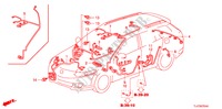 BEDRADINGSBUNDEL(3) (LH) voor Honda ACCORD TOURER 2.4 EXECUTIVE 5 deuren 6-versnellings handgeschakelde versnellingsbak 2009