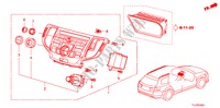 CENTER MODULE (NAVIGATIE) voor Honda ACCORD TOURER 2.2 EX 5 deuren 6-versnellings handgeschakelde versnellingsbak 2009