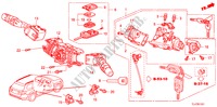 COMBINATIESCHAKELAAR(RH) voor Honda ACCORD TOURER 2.2 EX 5 deuren 5-traps automatische versnellingsbak 2009