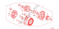 GENERATOR(DENSO) (2.0L) voor Honda ACCORD TOURER 2.0 ES 5 deuren 6-versnellings handgeschakelde versnellingsbak 2009