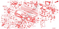 INSTRUMENTEN PANEEL(RH) voor Honda ACCORD TOURER 2.2 EX 5 deuren 5-traps automatische versnellingsbak 2009