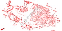 MOTOR BEVESTIGING BEUGEL (2.4L) voor Honda ACCORD TOURER 2.4 EX 5 deuren 6-versnellings handgeschakelde versnellingsbak 2009