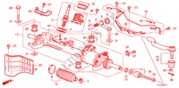 P.S. VERSNELLINGBOX(EPS) (RH) voor Honda ACCORD TOURER 2.4 TYPE S 5 deuren 6-versnellings handgeschakelde versnellingsbak 2009