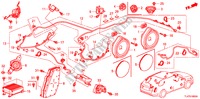 RADIO ANTENNE/LUIDSPREKER (LH) voor Honda ACCORD TOURER 2.2 ELEGANCE 5 deuren 6-versnellings handgeschakelde versnellingsbak 2009